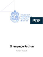 Python - 1.1.3. El Lenguaje Python