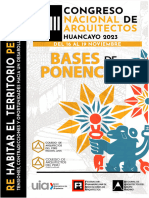 Bases de Ponencias Xviii Conarq Huancayo 2023
