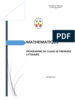 Programme Maths A4