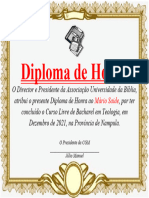 Diploma de Honra