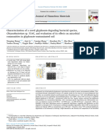 Characterization of A Novel Glyphosate Degrading Bacterial SP 2022 Journal o