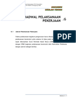 G. Jadwal Pelaksanaan Pekerjaan