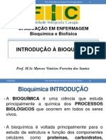 INTRODUÇÃO À BIOQUÍMICA 14 Ago 2023