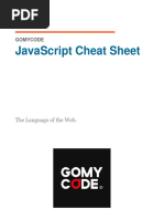 Javascript Cheat Sheet