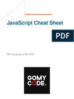 Javascript Cheat Sheet