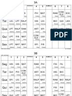 Horario 3serie