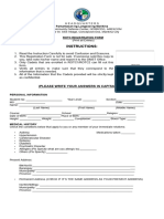 ROTC Registration Form