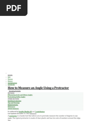 Protractor