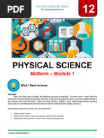 Grade 12 Physical Science: Module 1 | PDF | Science & Mathematics