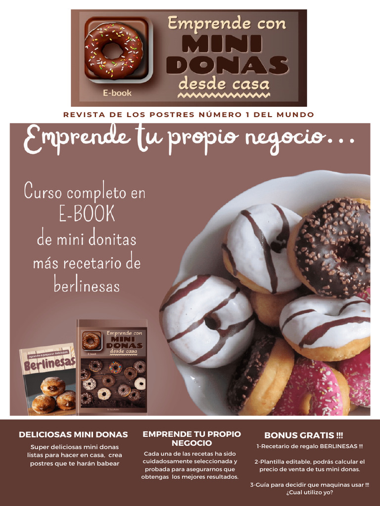 Mini Donas Y Berlinesas Pdf