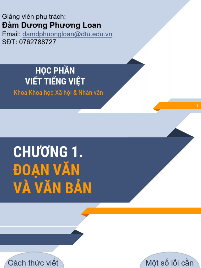 CHUONG 1 Doan Van Va Van Ban | PDF