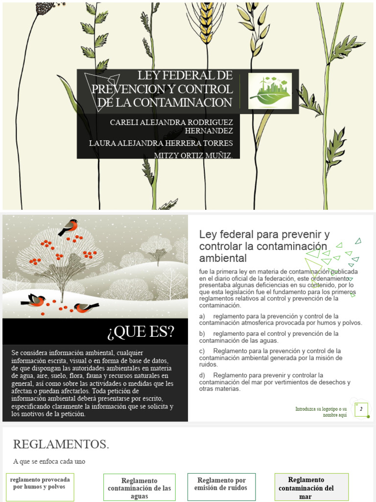 Ley Federal de Prevencion y Control de La | PDF | Residuos | Contaminación