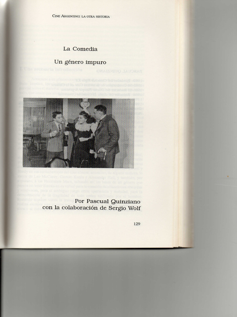 Quinziano - La Comedia. Un Género Impuro | PDF