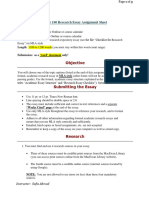LING100 ResearchEssay AssignmentSheet