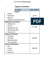 Class 3 Math Workbook 1