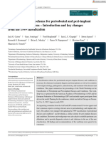 A New Classification Scheme For Periodontal and Peri-Implant Diseases and Conditions - Introduction and Key Changes From The 1999 Classification