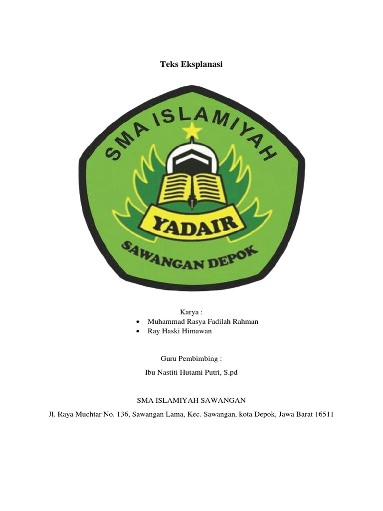 Teks Eksplanasi Rasya & Ray | PDF