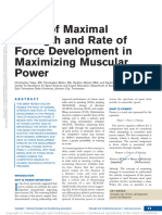 Roles of Maximal Strength and Rate of Force.11