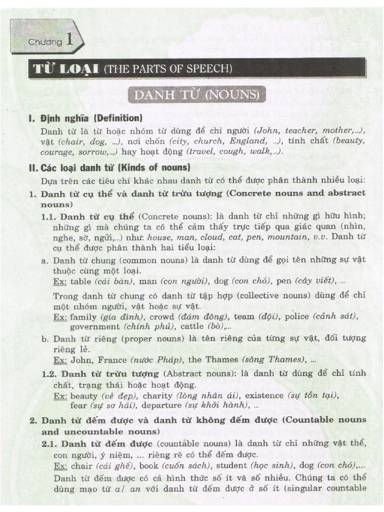 1 Nouns | PDF