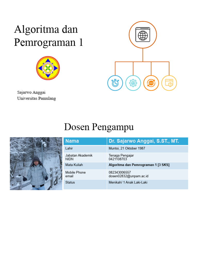 Pertemuan 1 - Algoritma Dan Pemrograman 1 | PDF