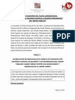 Pleno Jurisdiccional Nacional Violencia Contra La Mujeres LPDerecho Tenencia