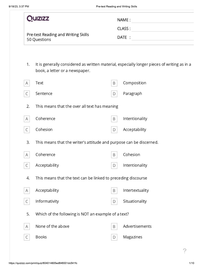 pre-test-reading-and-writing-skills-pdf-intertextuality-parody