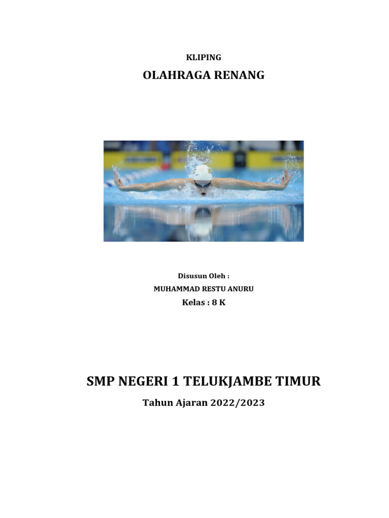 Kliping Renang | PDF