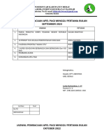 Jadwal Pembacaan Apel Apel Pagi Bulan Agustus 2022