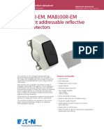 Eaton Cooper Fire Addressable Beam Detectors Mab50r Mab100r Datasheet en