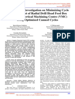 Experimental Investigation On Minimizing Cycle Time and Cost of Radial Drill Head Feed Box Housing in Vertical Machining Centre VMC Using Optimized Canned Cycles IJERTV5IS080451