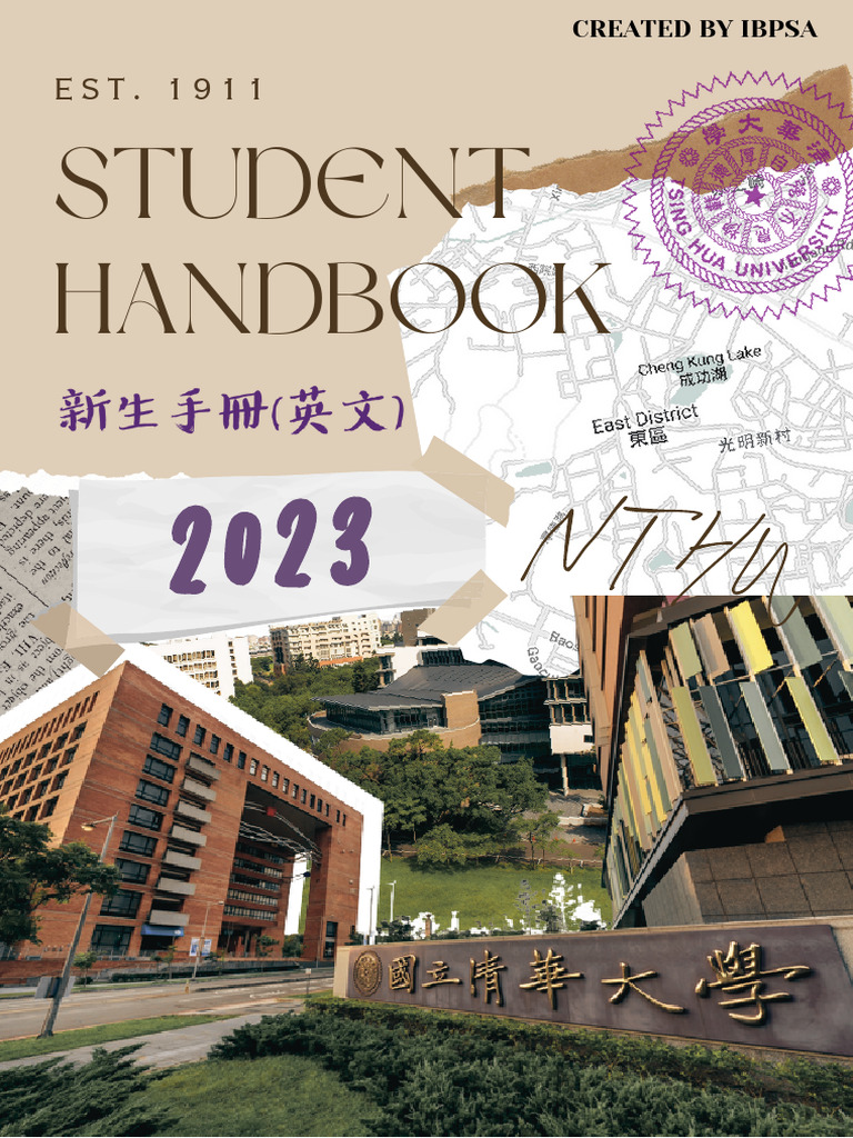 NTHU Student Handbook 2023 Guide | PDF