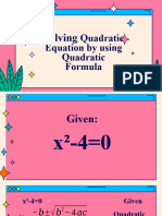 Quadratic Formula