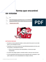 A Melhor Forma Que Encontrei de Estudar