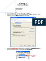 Practica 01 - Tutorial de Eclipse