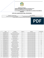 Lista Provisoria Por Categoria Minjudh