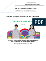 Guía para La Certificación de Promotor de La Salud