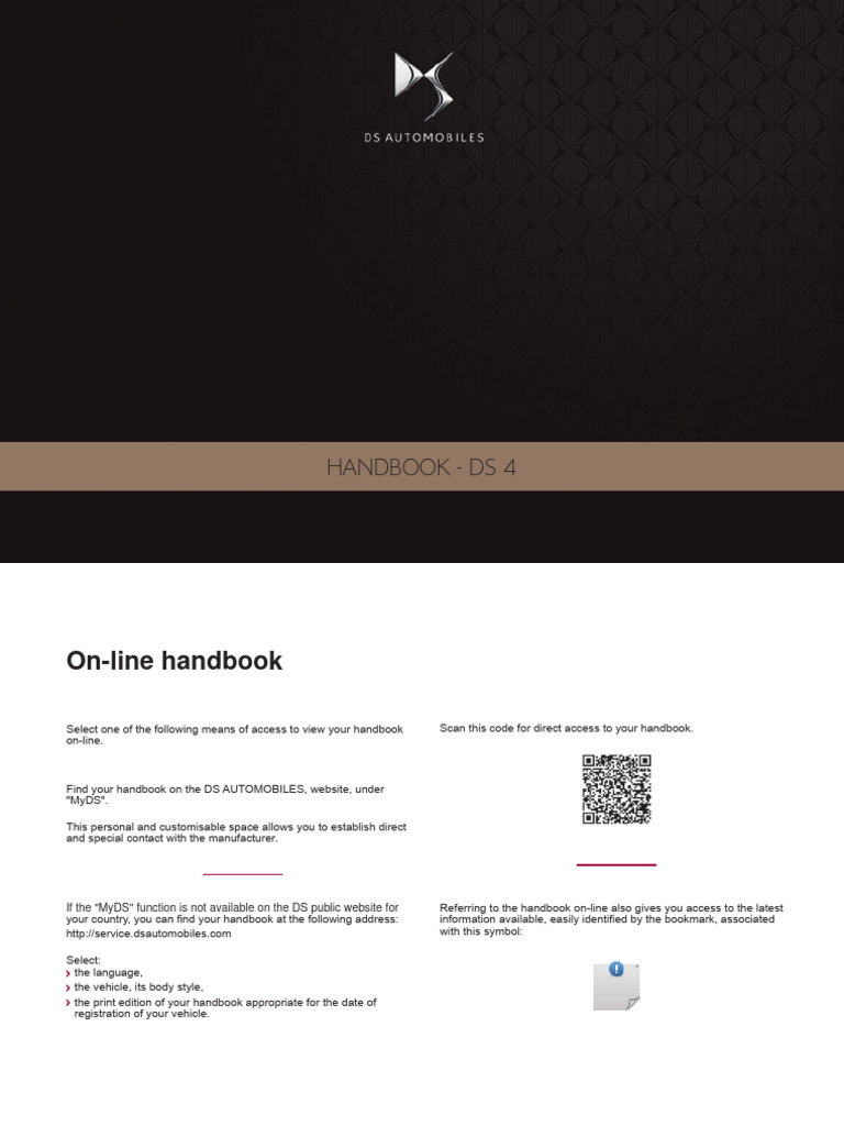 DS4 Owners Manual Download Free PDF Manual Transmission Fuel