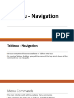 Tutorial 2 - Tableau Navigation