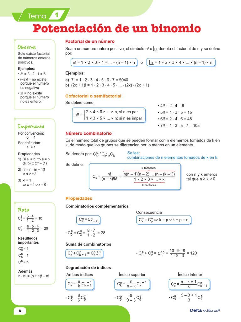 Algebra Delta Muestra | PDF
