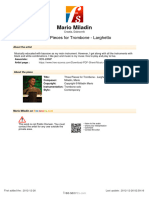 (Free Scores - Com) - Miladin Mario M Miladin Three Pieces For Trombone Larghetto 50859