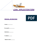 Loan Application Form