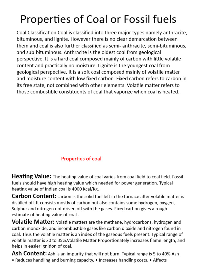 Properties of Fuel PDF