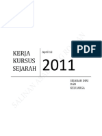 Contoh Kerja Kursus Sejarah Tingkatan 1