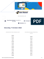 Schedule - Gozo Channel