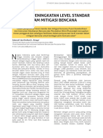 Strategi Peningkatan Level Standar Dalam Mitigasi Bencana: Ide & Opini