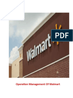 Operation Management of Walmart