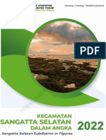Kecamatan Sangatta Selatan Dalam Angka 2022