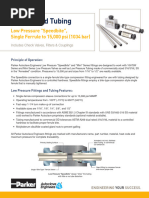 Low Pressure SW Series Compression Fittings