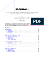 Seewave Analysis