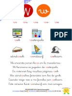 Lectura Letra W PDF
